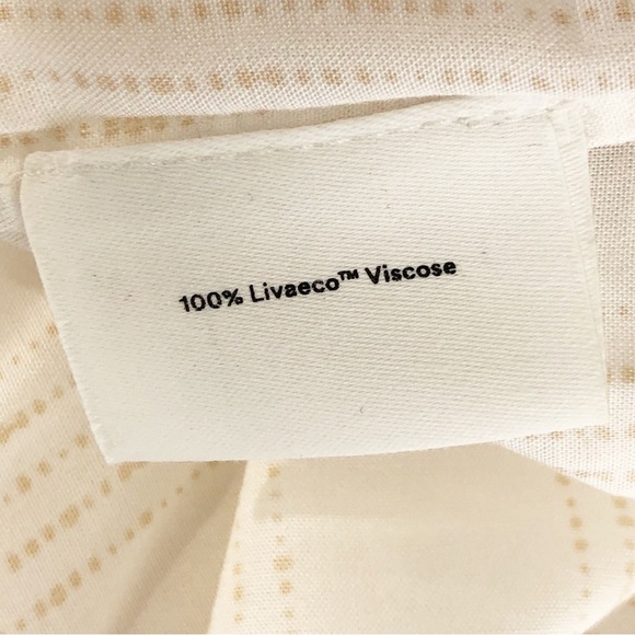 SummerSalt cream & tan graphic pinstripe caftan - Picture 7 of 13